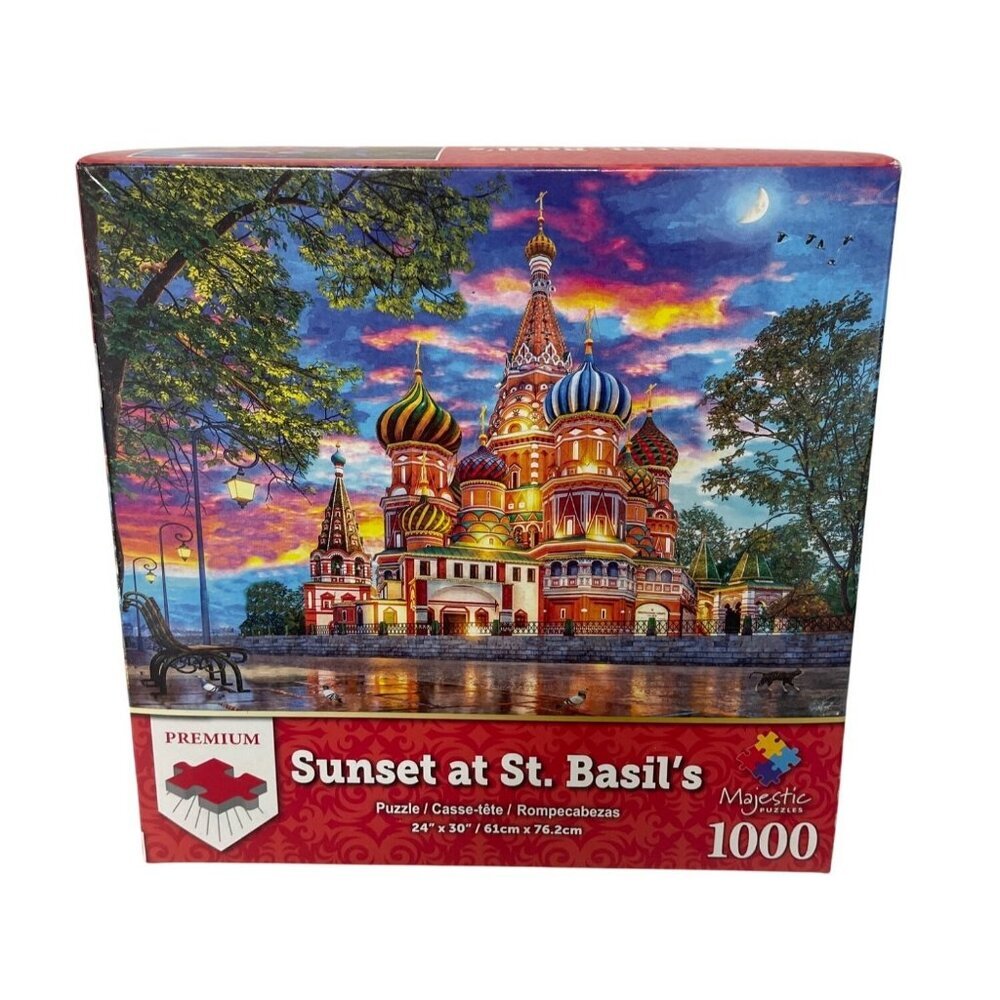 Sunset At St. Basils 1000-Piece Jigsaw Puzzle 24" x 30" Premium Quality